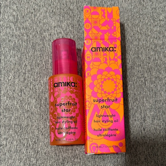 Amika Superfruit Star Hair Oil in Pink and Orange - Picture 3 of 4